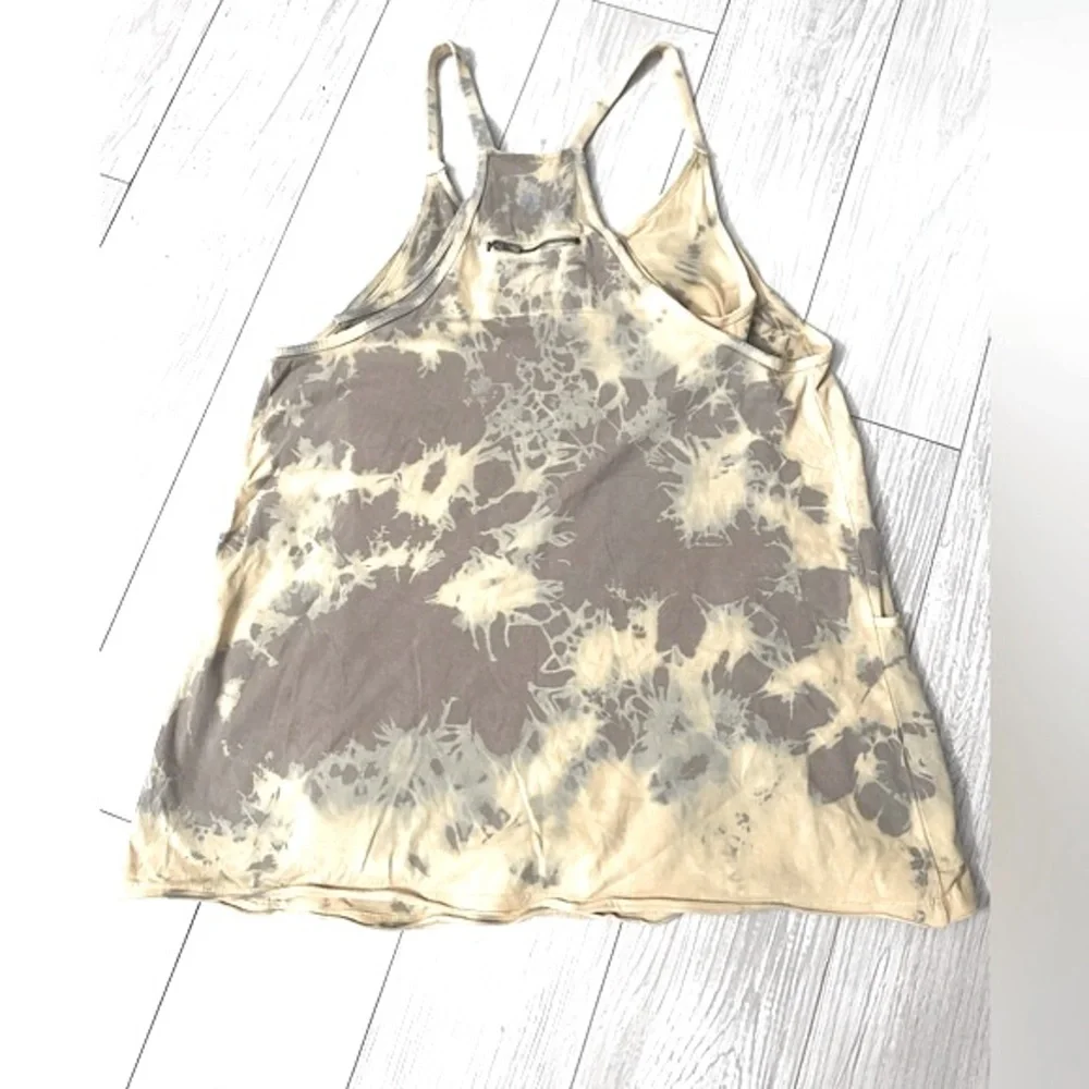 SOLD!! NEW Free People Custom Tie Dye Hot Shot Mini Dress | TIE DYE MOCHA LATTE - Picture 8 of 13